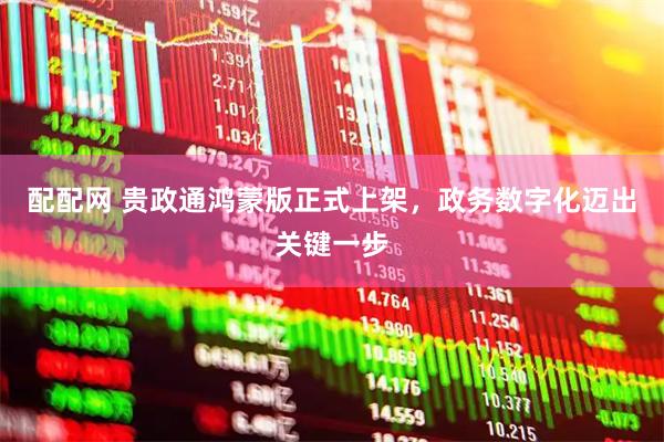 配配网 贵政通鸿蒙版正式上架，政务数字化迈出关键一步